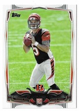 2014 Topps Football A.J. McCarron Rookie Card #381 Cincinnati Bengals RC