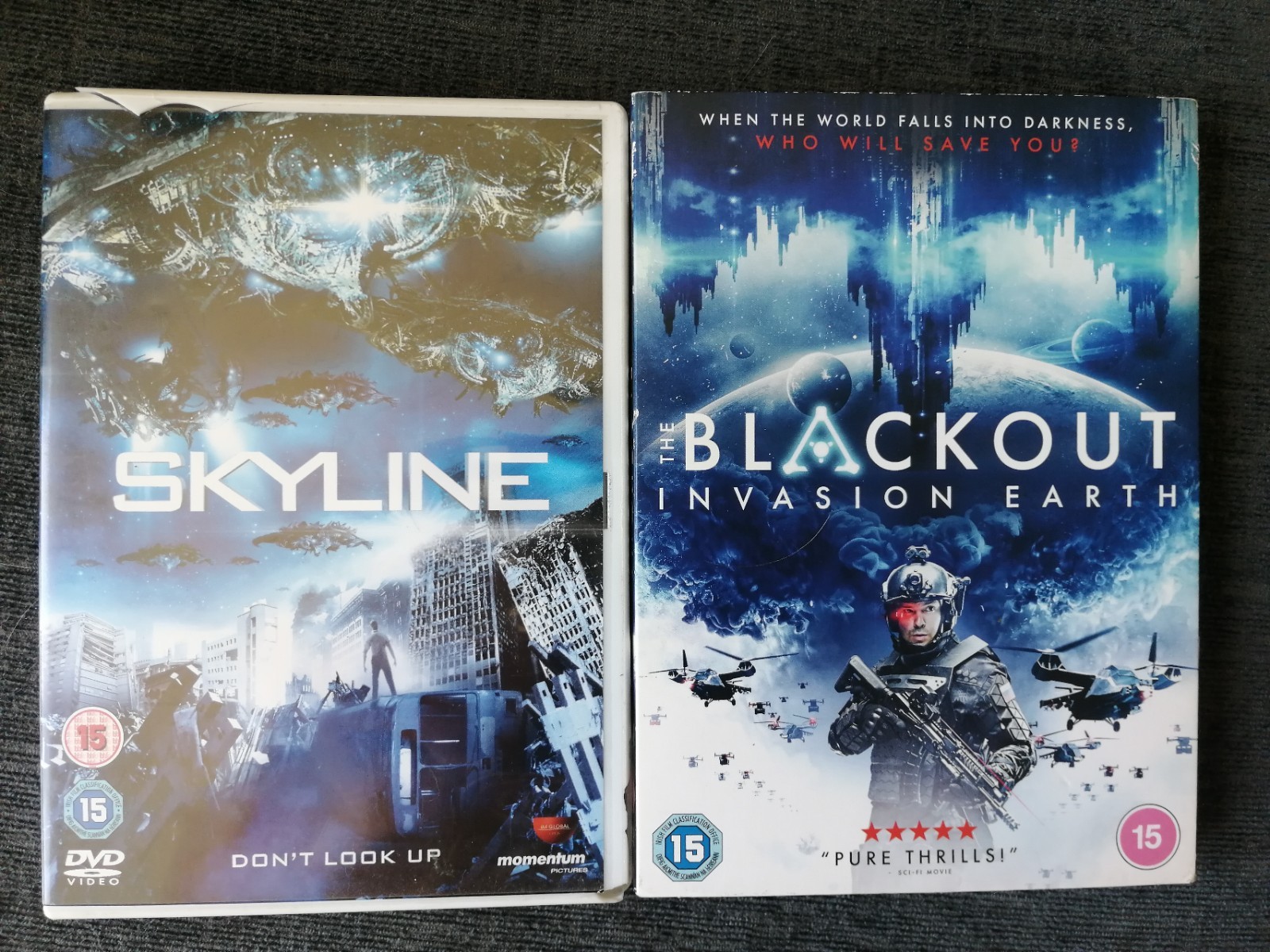 The Blackout:Invasion Earth DVD,2020 Artamonov,Baranov/ Skyline DVD,2011 Balfour
