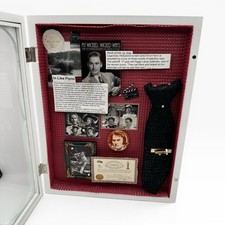 Actor ERROL FLYNN Vintage TIE BAR SHADOW BOX Certificate From Barrymore Estate
