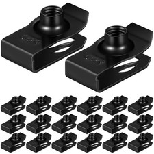 20 Pcs Bumper Clips Car Insert Nuts Hardware Fasteners for Auto