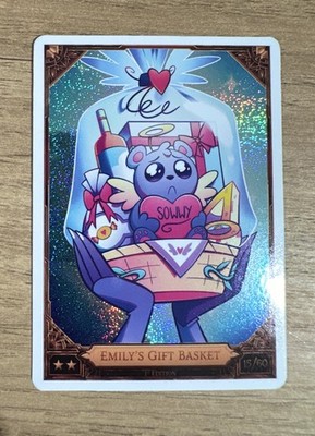 EMILY S GIFT BASKET 15/60 Hazbin Hotel Season 2 Trading Card 1st Edition - FOIL