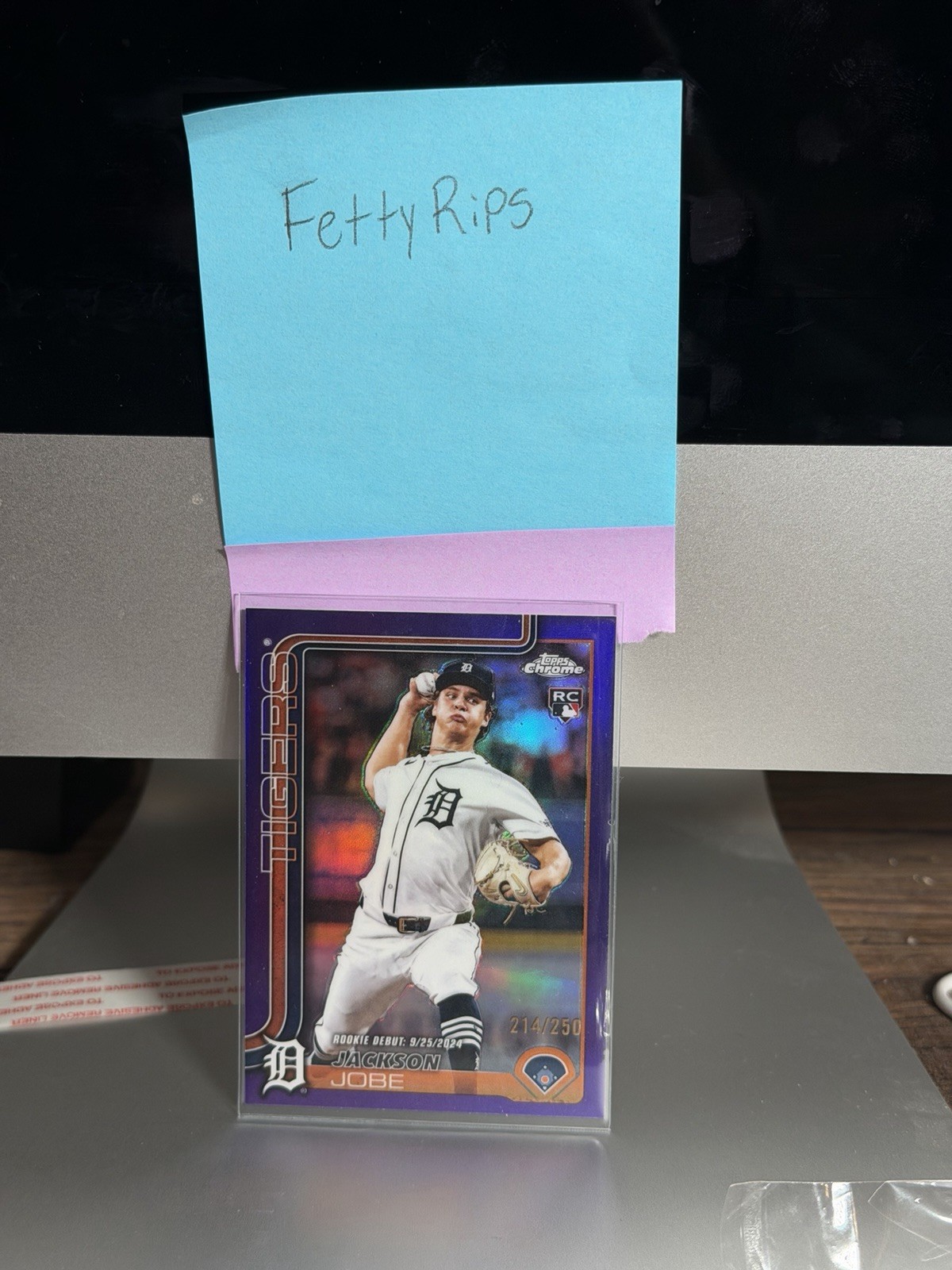 2025 Topps Chrome - Jackson Jobe #249 Purple Refractor /250 (RC)