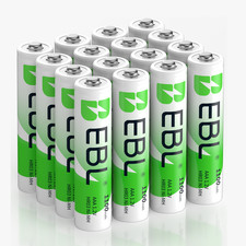 EBL 1.2V AAA Batteries Rechargeable 1100mah NIMH Lot of