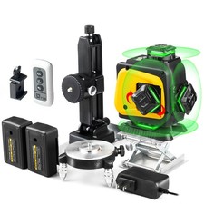 4✕360 Laser Level with Rotatable Window - 4D Self Leveling Laser Level for Pi...