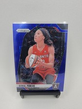 AERIAL POWERS 2024 Panini Prizm WNBA Blue Velocity Prizm #37 Atlanta Dream 