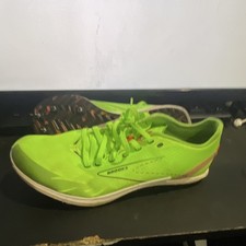 Brooks Green Metal Spikes Track  Field Neutral Mesh Low Top Athletic Shoes