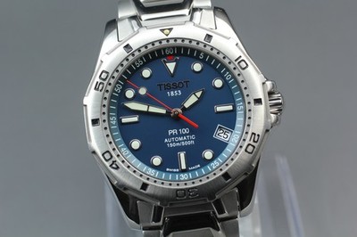 N MINT/Box] TISSOT PR100 Diver P663/763 Blue Automatic 36mm Men's