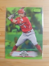 2025 Topps Stadium Club #39 Matt McLain Lime Green Parallel