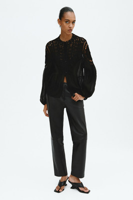 NWT H&M CROCHET-LOOK BLOUSE