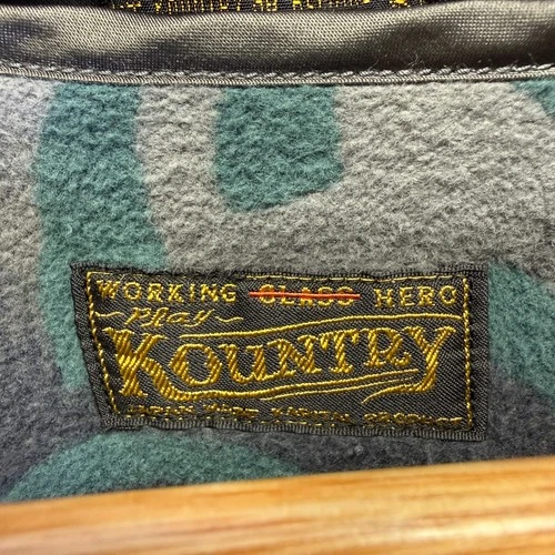 Kapital Jacket Kountry Detroit Drizzler Men's Size 3 Large Black Lined Japanese image 9