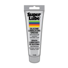 Super Lube 92003 Silicone Lubricating Grease with PTFE, 3 oz Tube, Translucent W