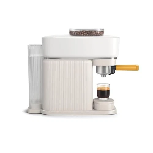 MÁQUINA DE CAFÉ ESPRESSO PHILIPS BARISTINA 301/00 - BLANCA / MANGO Foto 3 de 4