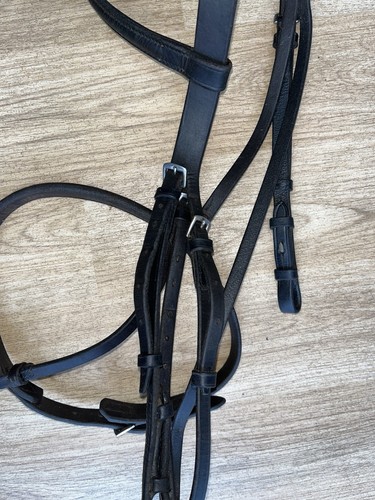 Black Cob Bridle #77 (D) - Picture 4 of 5
