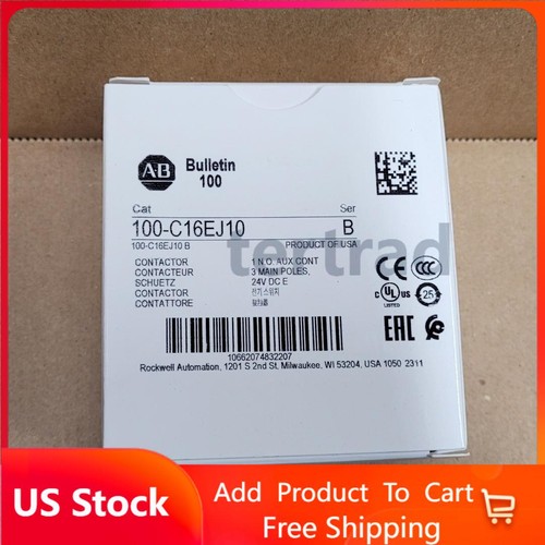Neu Allen-Bradley 100-C16EJ10 Schütz, 24 V DC Spule USA kostenlose Steuer - Bild 1 von 4
