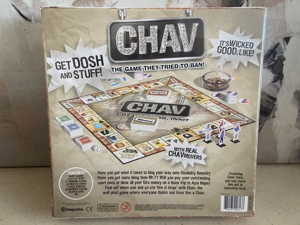 Imagination 2009 - Chav The Game Board Game 2-4 Players Ages 16+ New & Sealed - Image 2 of 4