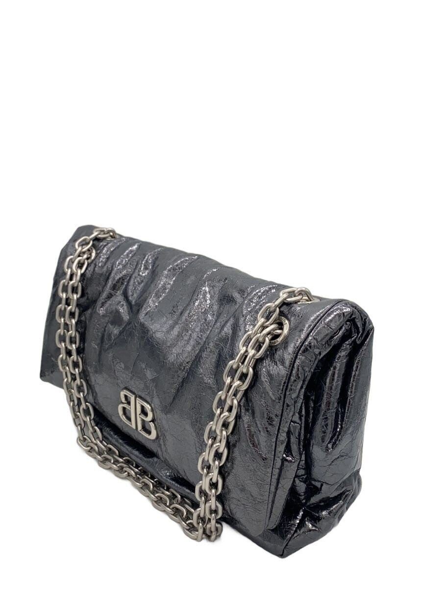 BALENCIAGA Shoulder Bag BLK 765945.1314.N.628147 Used thumbnail 2