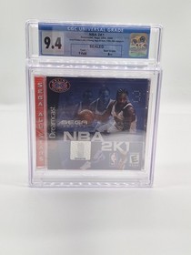 NBA 2K1 CGC 9.4 A++ Dreamcast Allen Iverson Sealed Graded Not WATA PSA VGA