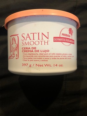 Satin Smooth - DELUXE CREAM WAX HAIR REMOVAL 14oz.