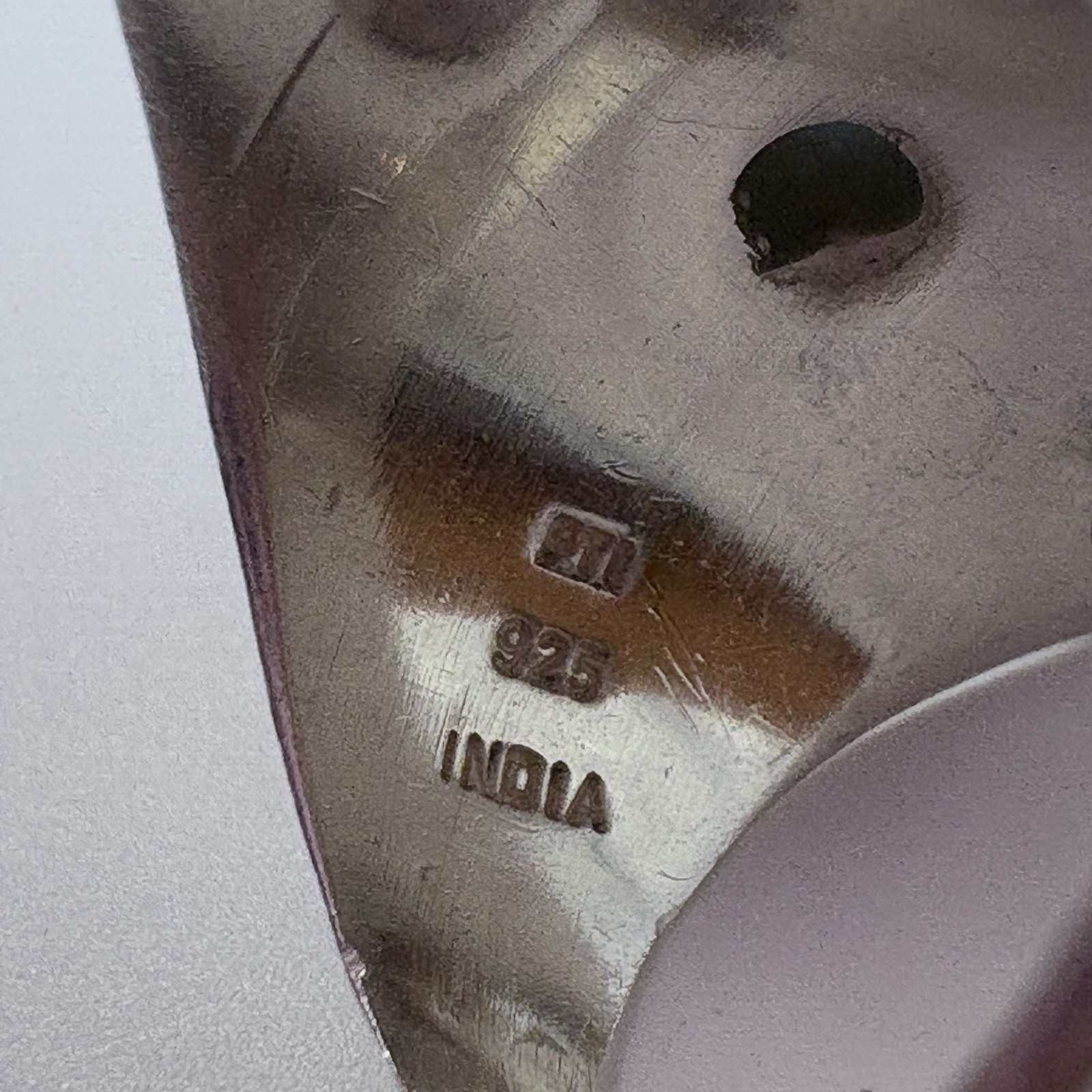 Larimar & Topaz Scroll Design Statement Ring VTG … - image 5