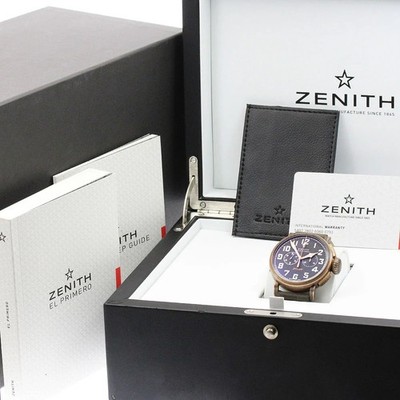 ZENITH Pilot type 20 29.2430.4069 Chronograph Automatic Men's Watch Dial Black