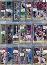 2015 Topps Gold Border Lot (208) Cards Numbered /2015 Series 1 Series 2 Update