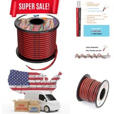18 AWG Silicone Wire - 60ft Dual Color Tinned Copper for Reliable Electrical Use