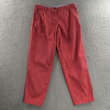 Talbots Womens Pants Pink Size 6 Relaxed Chino Mid Rise Stretch Cotton Blend