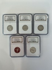 Set Quarter Proof 1999 S Clad Statehood - NGC PF 69 Ultra Cameo 5 pièces
