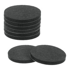 8Pcs Furniture Sliders 2" Self Adhesive Felt Furniture Pads Black