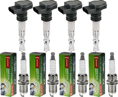 4x NTY Zündspule + DENSO Zündkerze 