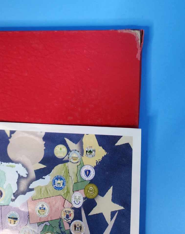 1999-2008 coin 50 State Series Map~All 50 Quarters Included~ Complete Set Book - Image 4 of 4