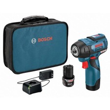 BOSCH PS82-02 Impact Wrench,Cordless,Compact,12VDC 49WL59