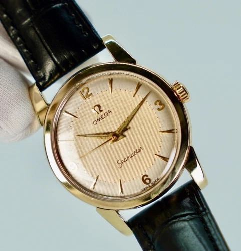 Vintage Omega Seamaster Mens Wrist Watch Ref. 2759-3SC Working 35mm