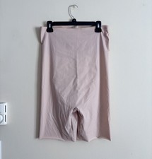 Spanx Thinstincts High Waisted Mid Thigh Shorts Shapewear Womens 3X Nude Beige