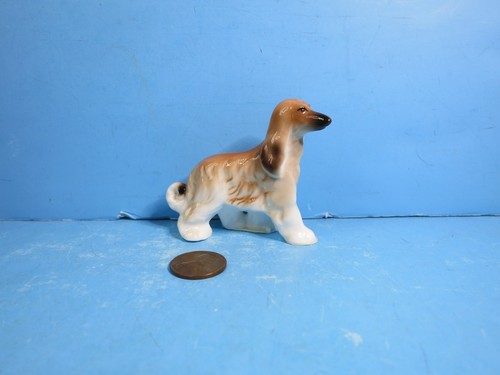 VINTAGE Ceramic Afghan Hound Dog Figurine-USED