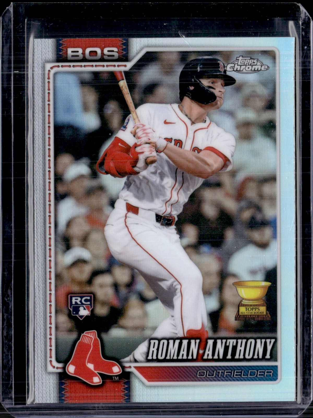 2026 Topps Chrome #225 Roman Anthony Rookie Refractor Red Sox