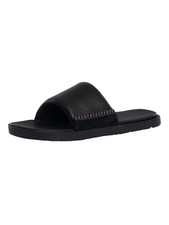 UGG Men's Seaside II Leather Sliders, Black