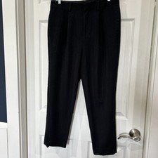 Asos Design Tapered Men's Black Casual Dress Pants Pleated 32"