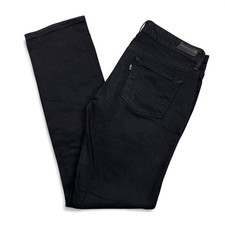 Levi's Slight Curve Modern Rise Straight Jeans Womens Size 27 Black Stretch