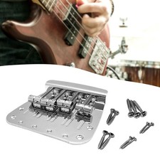 4 String Bass Bridge Metal Easy to Install Directly Replace Musical Instrument