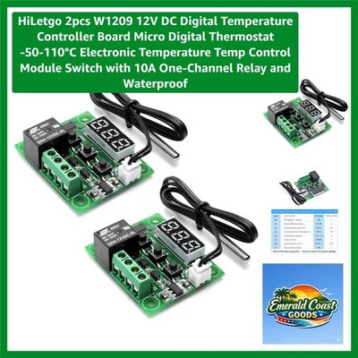 W1209 Digital Temperature Controller - Waterproof Module - Precision 0.1°C