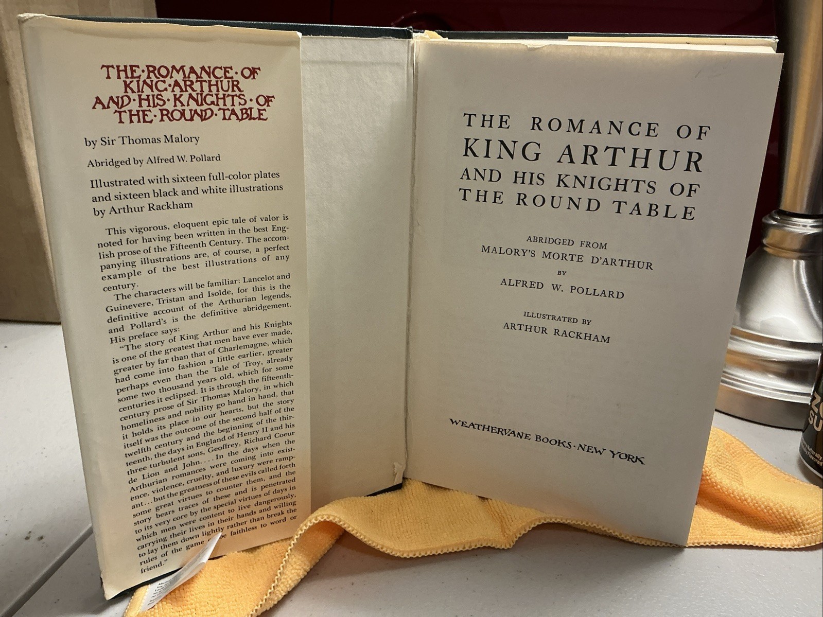 1977- The Romance of King Arthur and His Knights of the Round Table | HC W/DJ