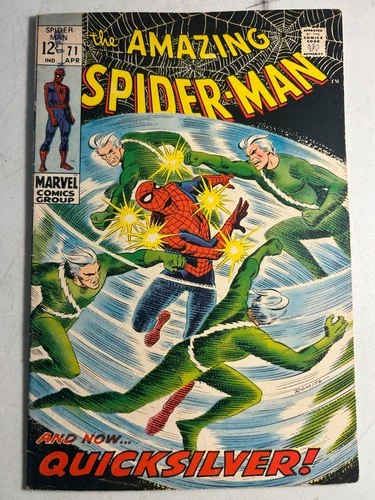 The Amazing Spider-Man #71  Quicksilver!  FN-