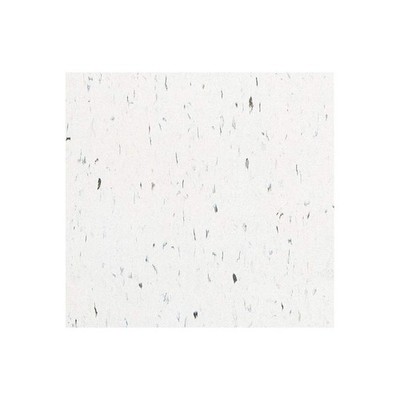 ARMSTRONG FLOORING  Vinyl Floor Tiles,12 in W,Polar White 823RD3