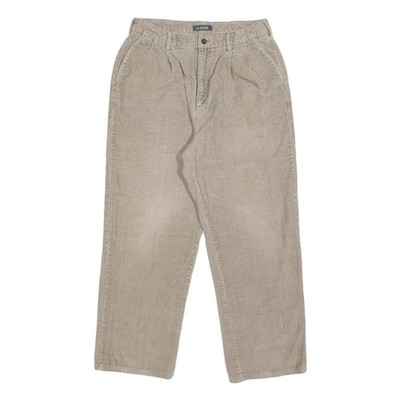 M. GORDON Herren Baumwoll Cordhose Beige Relaxed Straight W30 L28 Casual