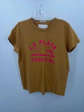 Pre-Owned Mother Yellow Size Medium Graphic T-shirt
