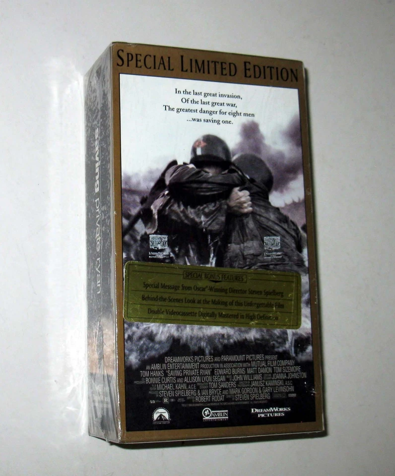 NEW SEALED Saving Private Ryan VHS 2000 2-Tape Set Special Limited Edition - Image 2 of 4