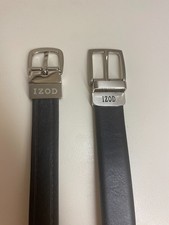 IZOD reversible dress belts, big boys' small, size 22"-24" Lot of 2 
