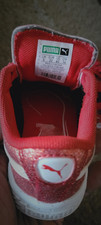 PUMA Basket Kids Glitter Sneaker Red/White Lo...