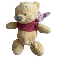Winnie the Pooh  Piglet Plush Disney Parks Stuffed Animal 14  